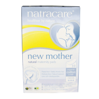 Dabīgas kokvilnas paketes jaunajām māmiņām Natracare Natural Maternity Pads, 10gab.
